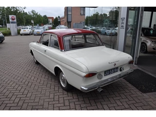 Ford Taunus 1.2 12M Wit, Rood dak in prima staat. — afbeelding 5