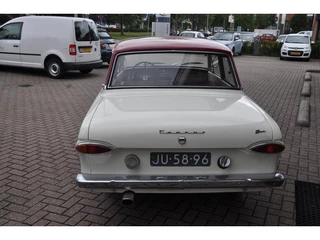 Ford Taunus 1.2 12M Wit, Rood dak in prima staat. — afbeelding 6